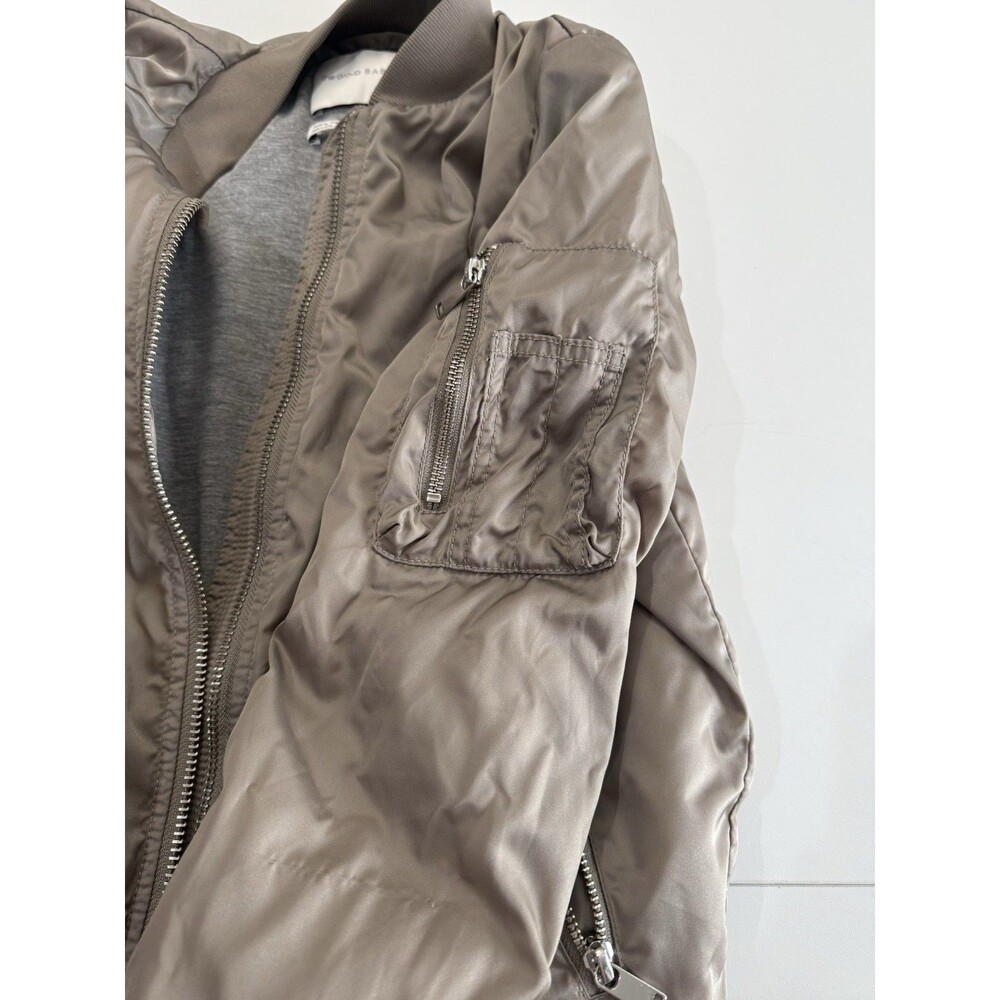 The Group by BABATON Modern Taupe Zip Pocket GILMAN Bomber Jacket Womens sz S - Picture 16 of 16
